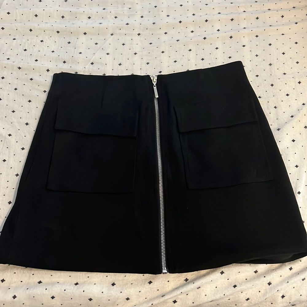 velvet black skirt
